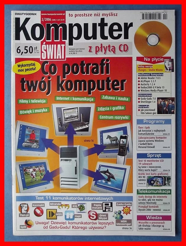 Komputer Świat magazine cover – technology and computer news