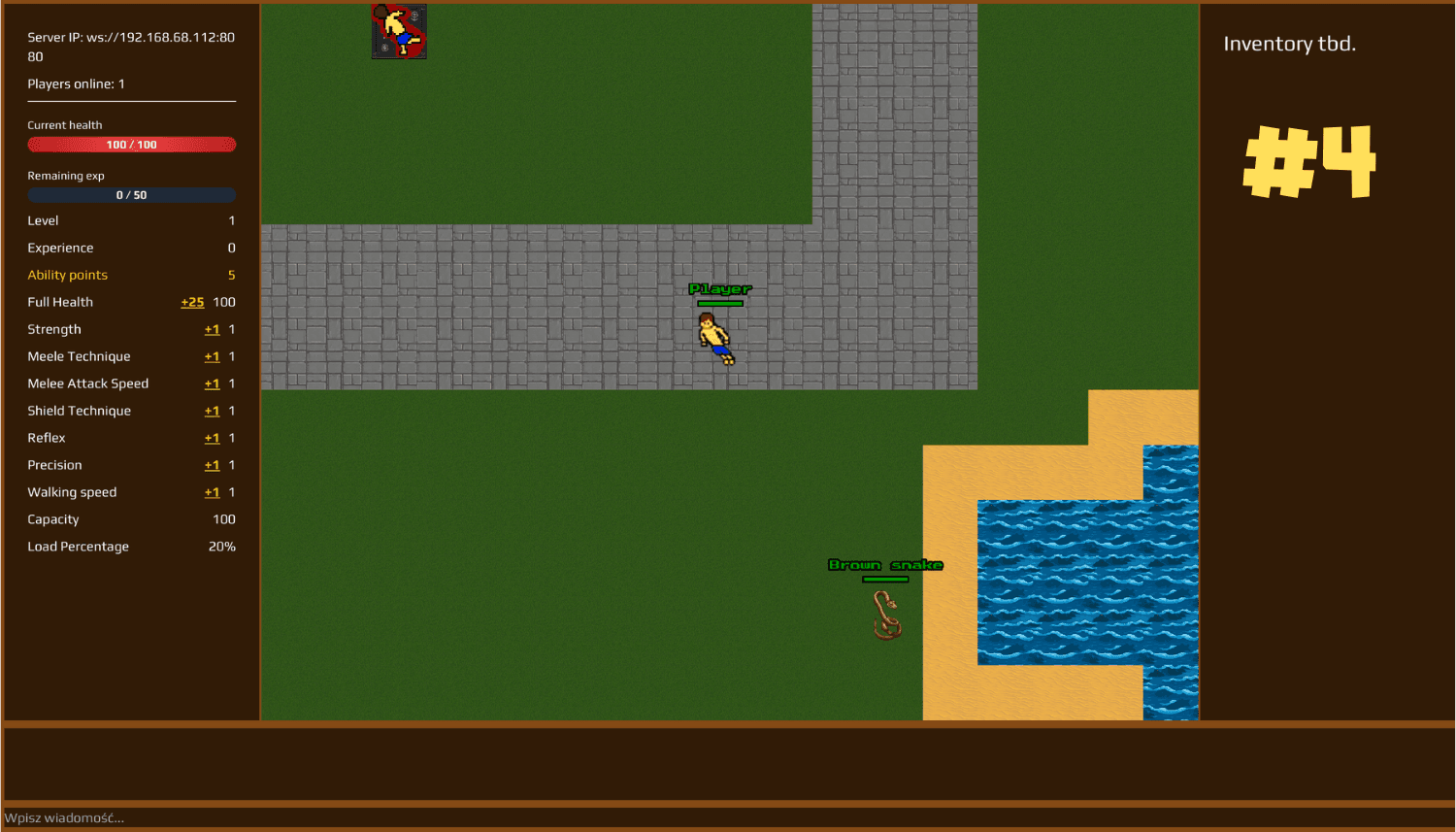 Grafika przedstawiająca startup o nazwie Building an indie MMORPG – part 4: Phaser integration, world rendering & movement basics