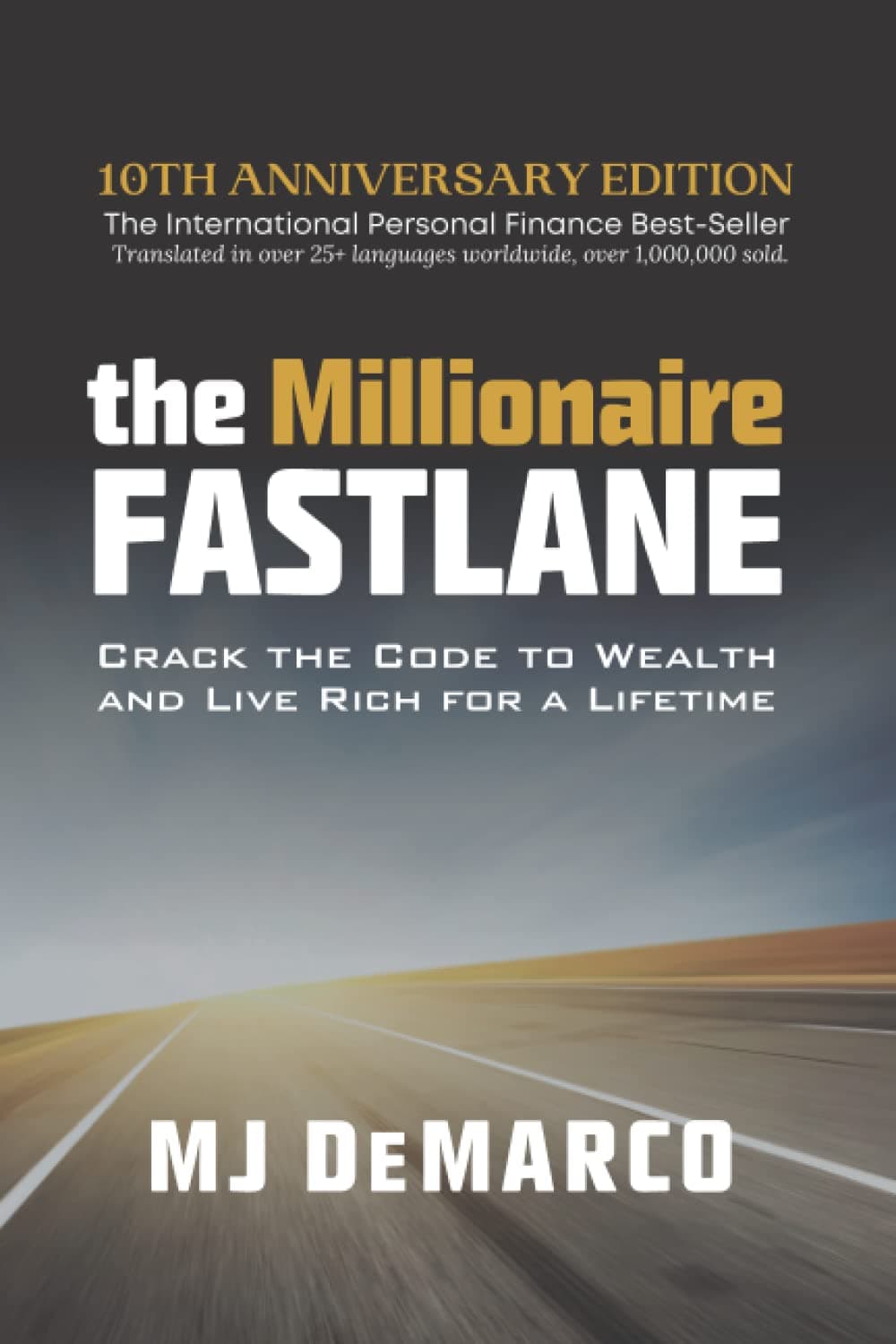 Book cover of The Millionaire Fastlane by MJ DeMarco – personal finance, passive income, and fast-track to wealth